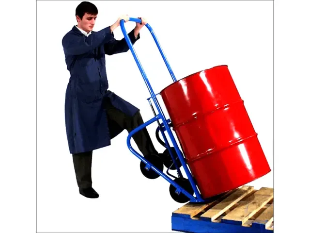 MORSE DRUM 160 4-Wheel Drum Truck, Self Standing, 454 kg Capacity | AF6EFN