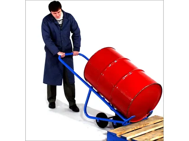 MORSE DRUM 160M 4-Wheel Drum Truck, Self Standing, Spark Resistant, 454 kg Capacity | AF6EFP