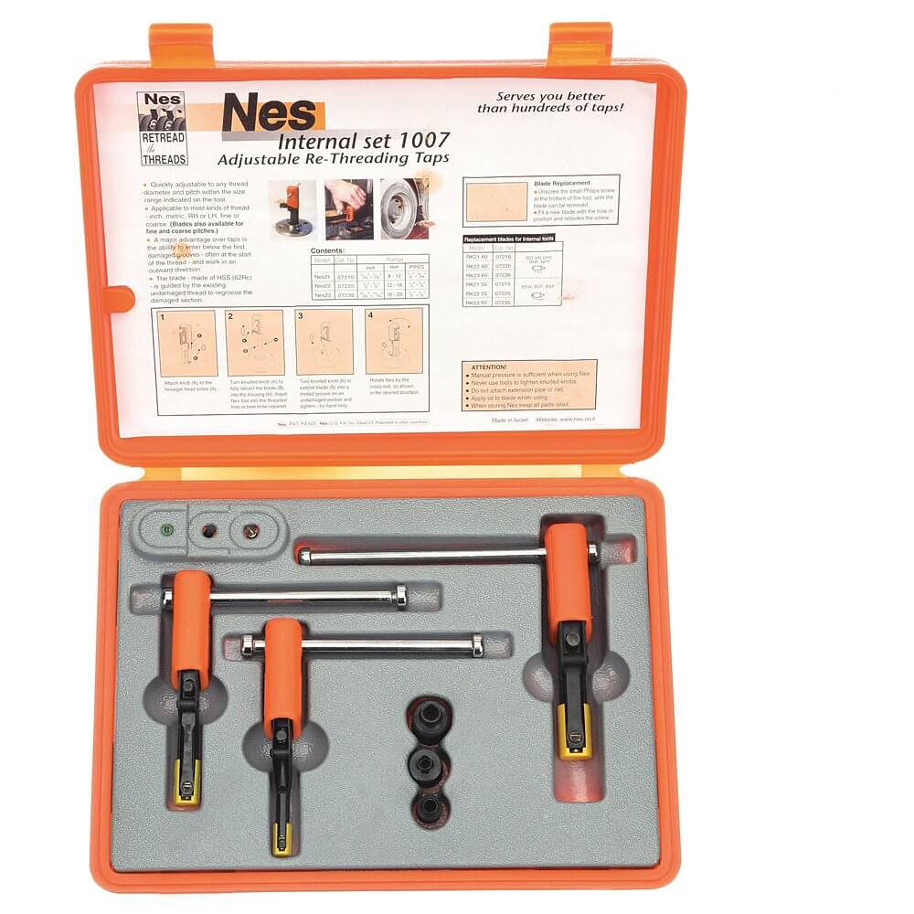 Nes NES1007 6URN4 Internal Thread Repair Kit, 3 Pieces