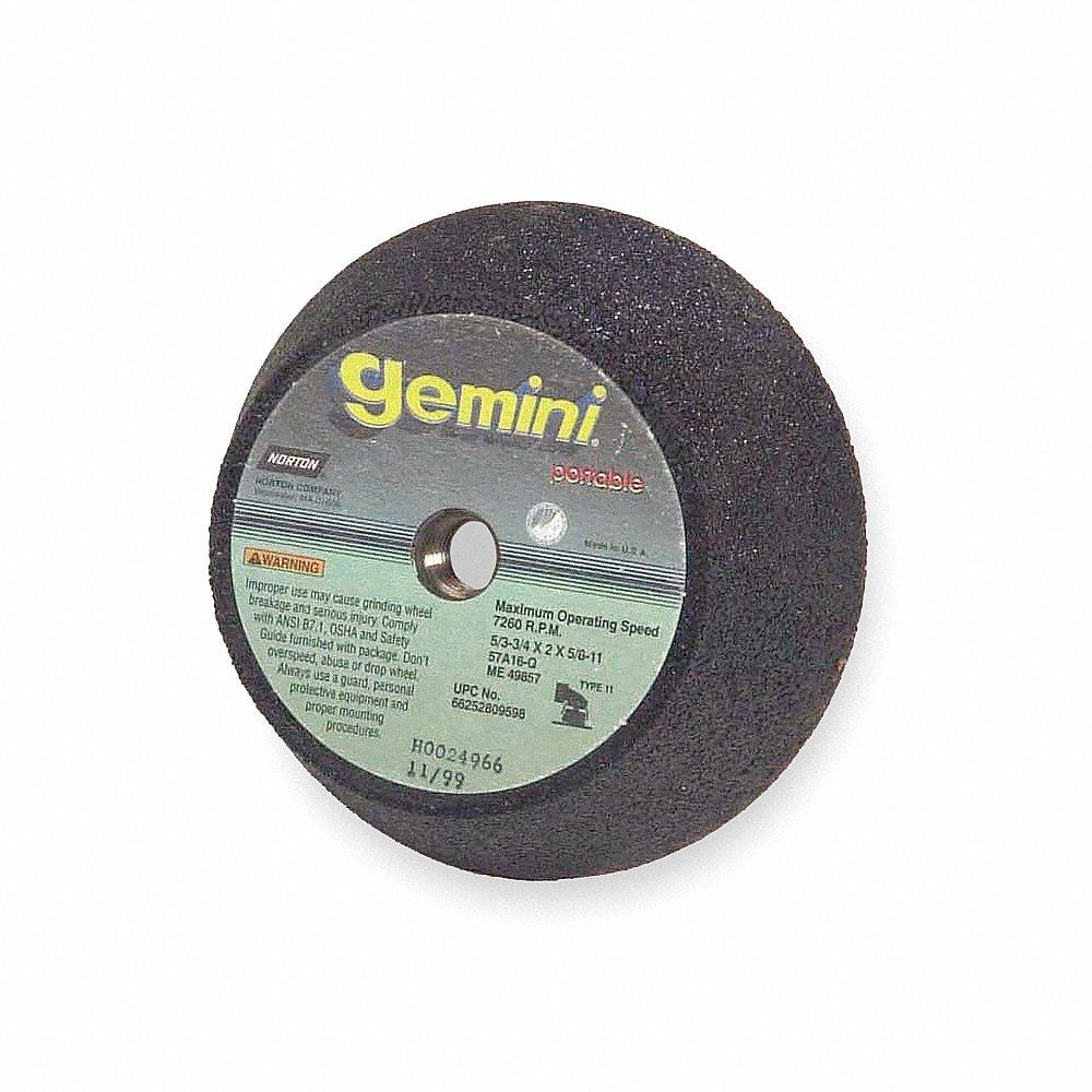 NORTON ABRASIVES Recessed Grinding Wheels
