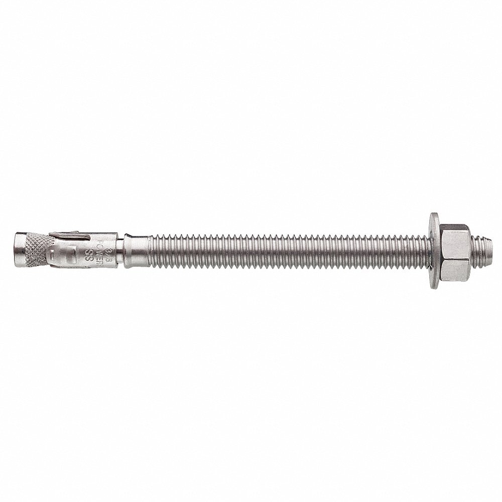  POWERS FASTENERS 02349Z Zip-It Metal Anchor with Screw, 100 Per  Pack - 2488139 : Industrial & Scientific