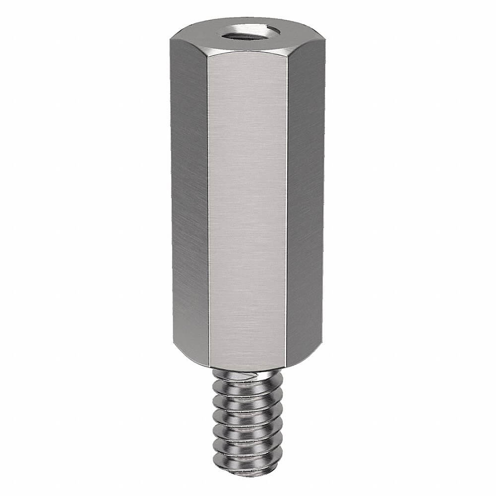 Hex Spacer #6-32 with male and female thread