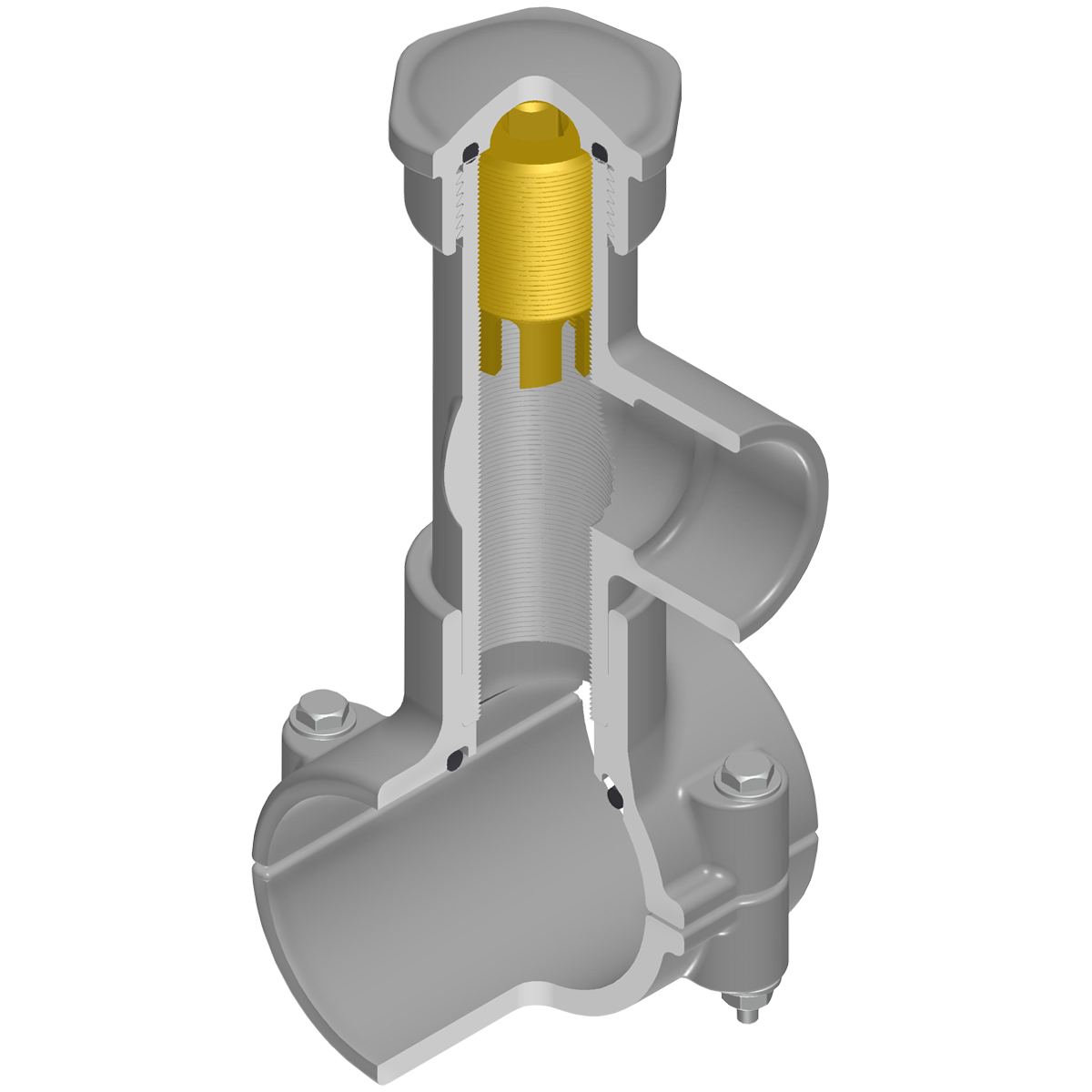 Spears Valves Schedule 80 Gray CPVC HotTap Saddles, EPDM Saddle x