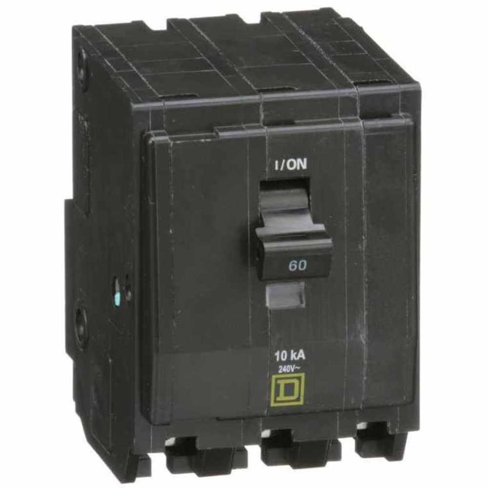 Square D QO360 | Miniature Circuit Breaker, 60A, 3 Pole, 10KA, 240V ...