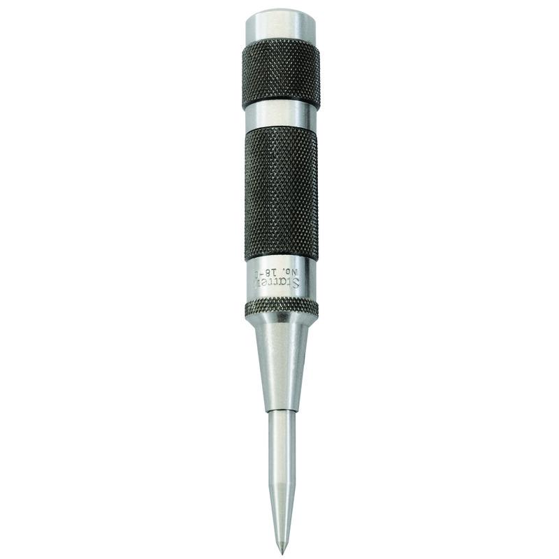 Starrett 18C 56757 2ZVF2 Automatic Center Punch, Adjustable