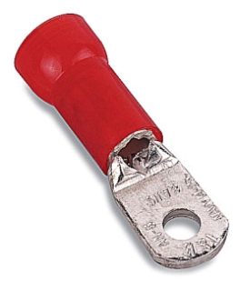 Vinyl Insulated Heavy-Duty Ring Terminal, 16-14 AWG Wire Size