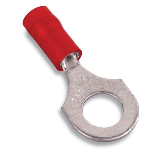 Vinyl Insulated Locking Fork Terminal, 18-14 AWG Wire Size