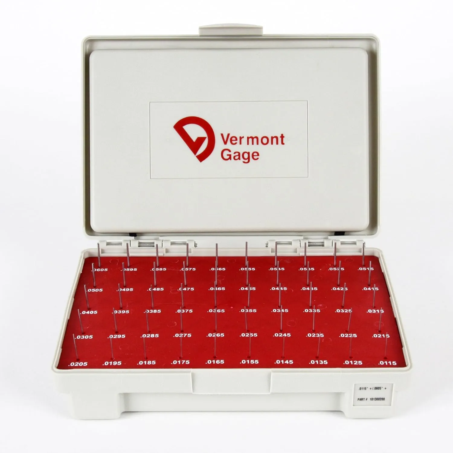 Pin Gage Set, Class ZZ, Go, Steel, 0.9170 - 1.0000 Inch Range, 84 Pcs