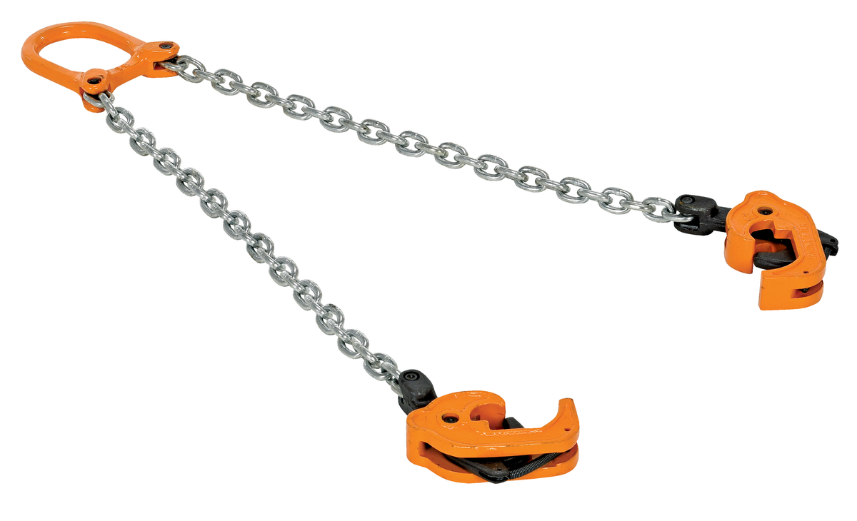 Steel Chain Drum Lifter, 2000 Capacity, Orange/Silver