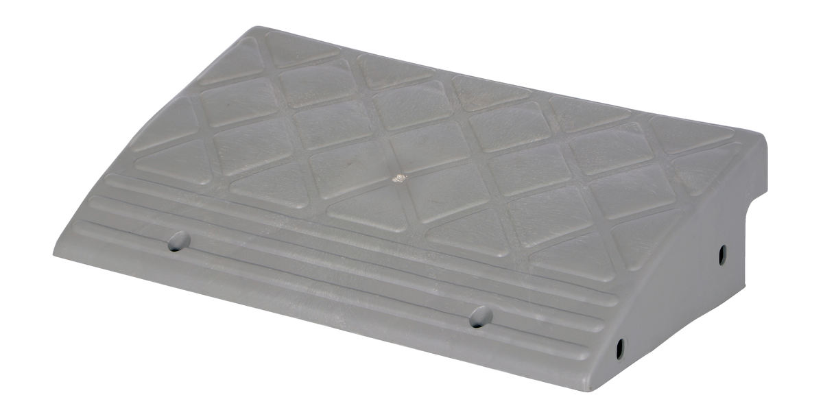 Plastic Multi Purpose Ramp, 13-1/4 x 23-1/4 x 5-1/2 Inch, 5000 lb Capacity, Gray