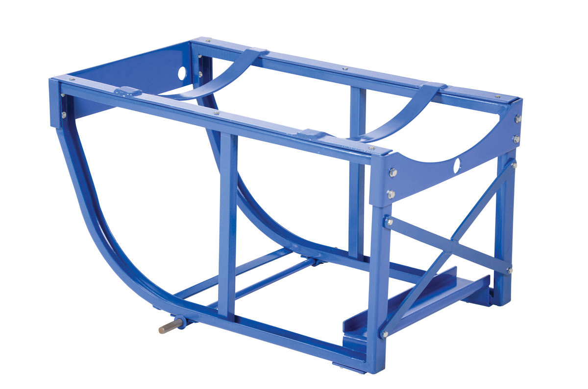 Steel Economy Rotating Drum Cart 31-3/4 x 19 x 21-1/2 Inch 800 lb Capacity, Blue