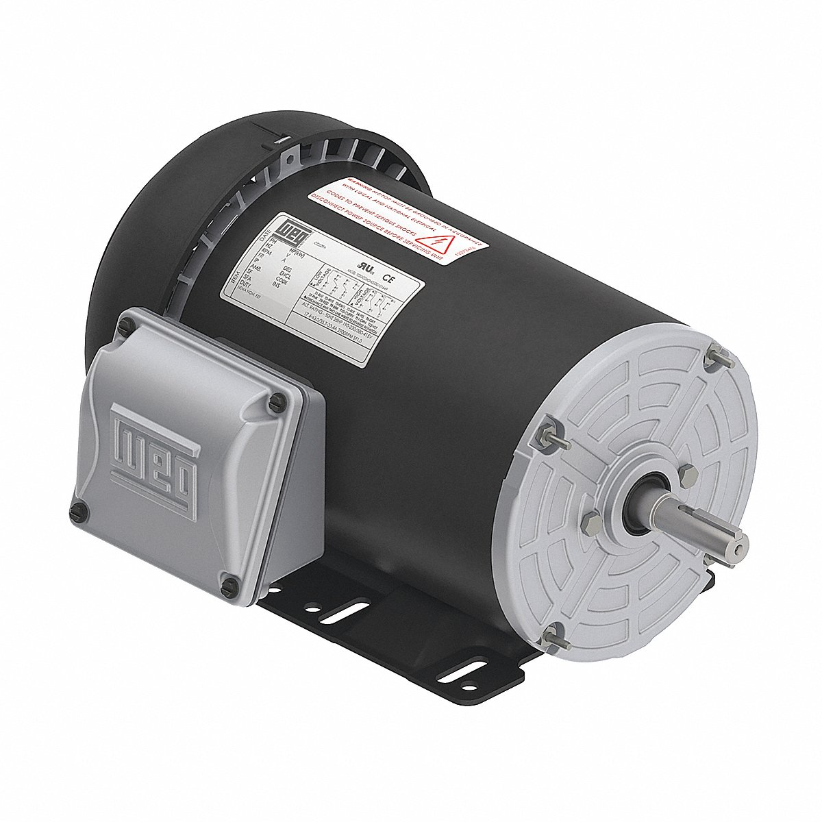 GP Motor, 3-Ph TEFC 1/4 Hp, 3475 Rpm, 56