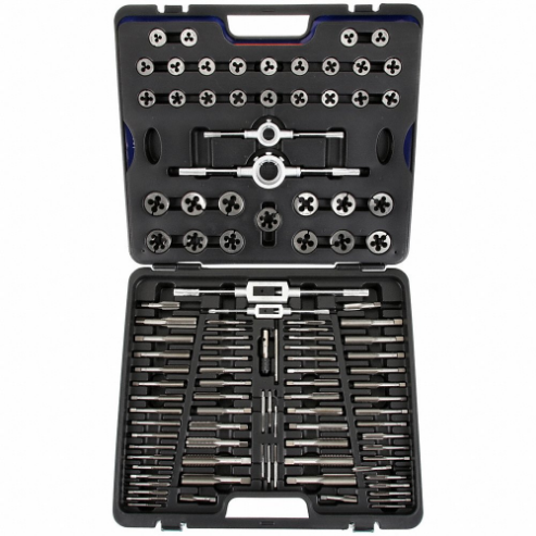 Westward 1PZ54 | Tap/die Set 110 Piece High Carbon Steel | Raptor