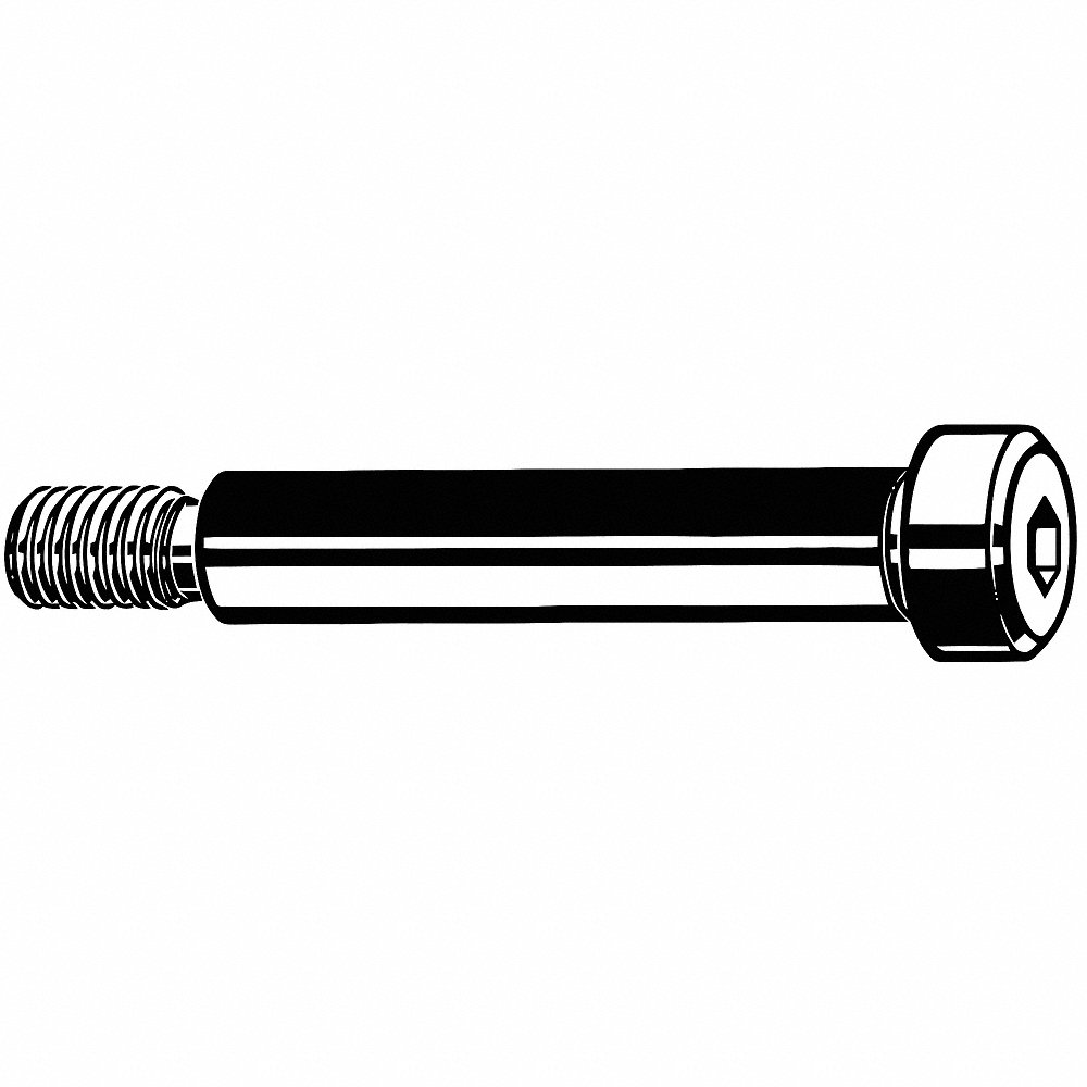 Westward M07111.060.0030 | Standard Shoulder Screw, Alloy Steel, 6mm ...