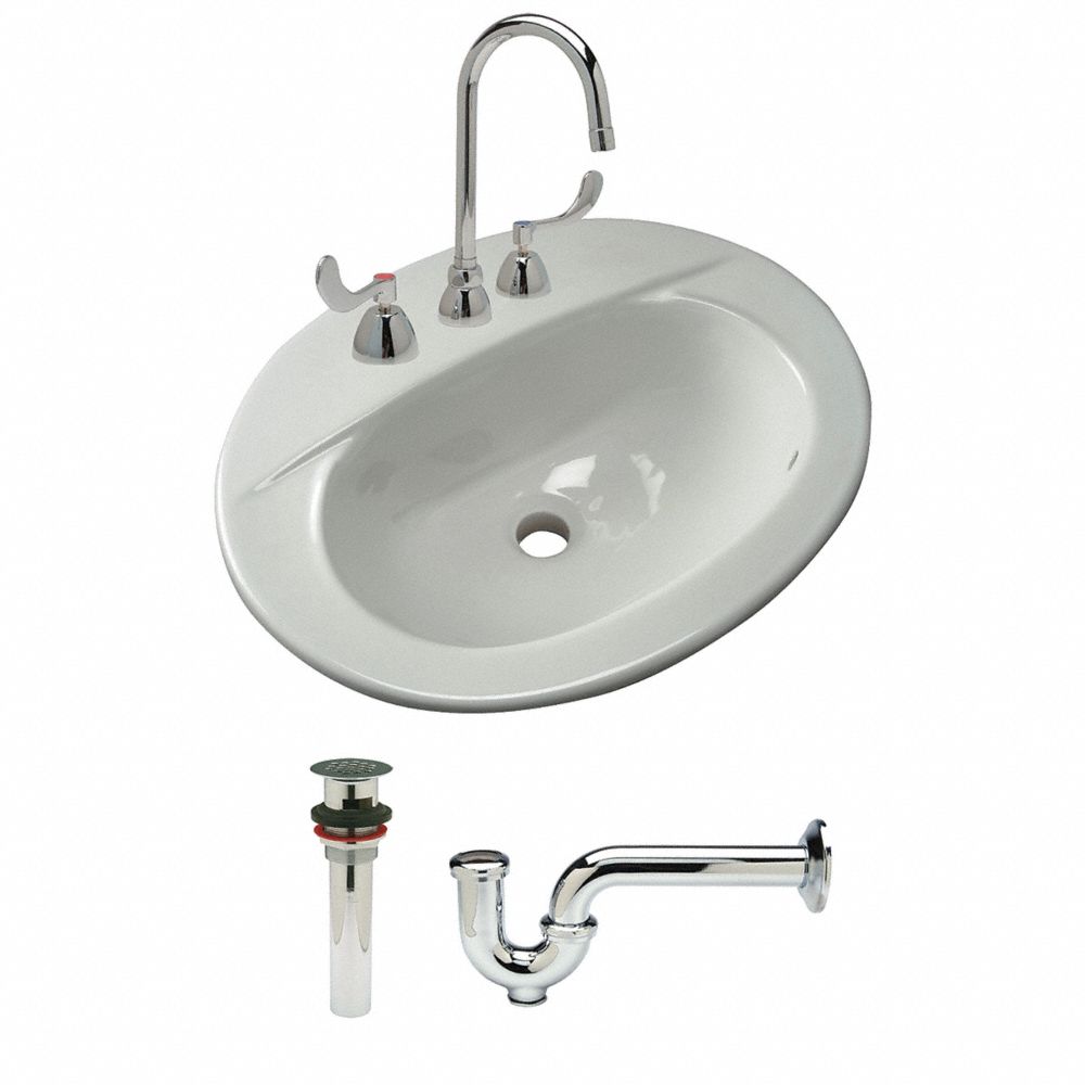 Zurn Z5118.846.1.07.00.00 | 46CD61 | Lavatory Sink, 20 Inch x 12 1