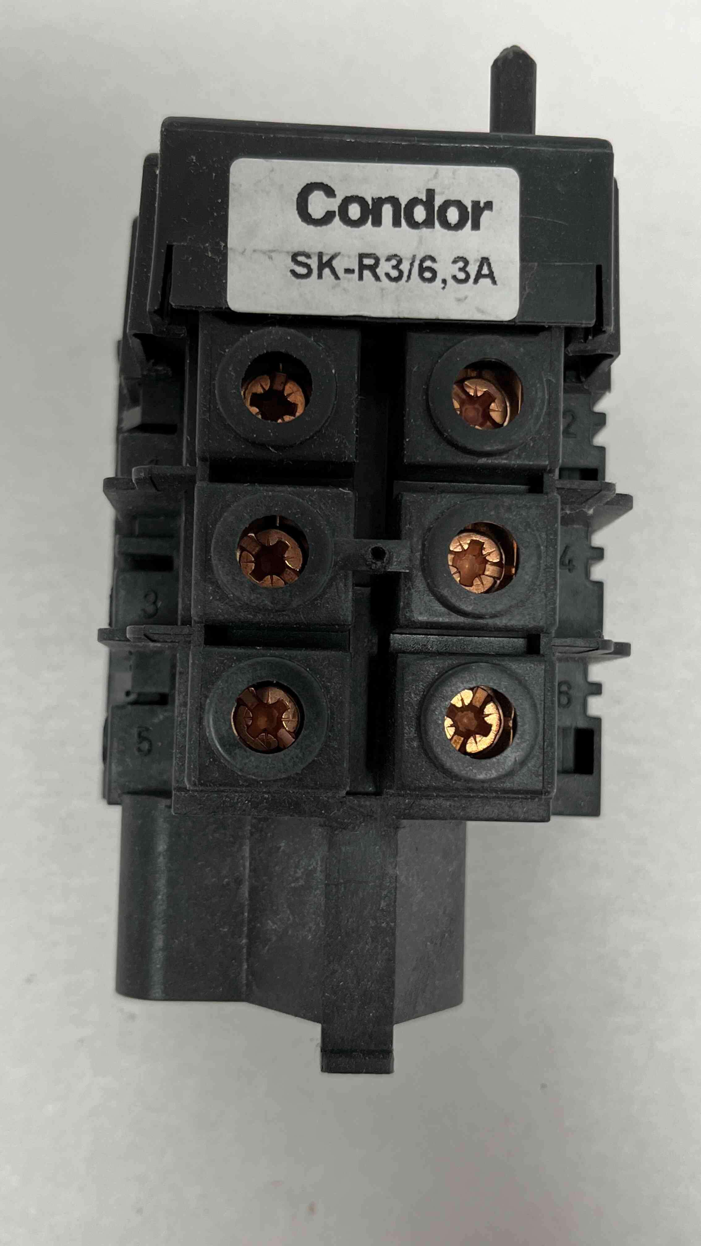 CONDOR SK-R3/1.6 Thermal Overload 1 to 1.6A 3-Phase MDR3, 600 VAC