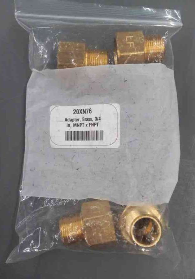 ANDERSON METALS 706120-1212 Reducer Low Lead Brass, 650 PSI, 3/4 Inch Pipe Size, Product In Stock, Packaged Product