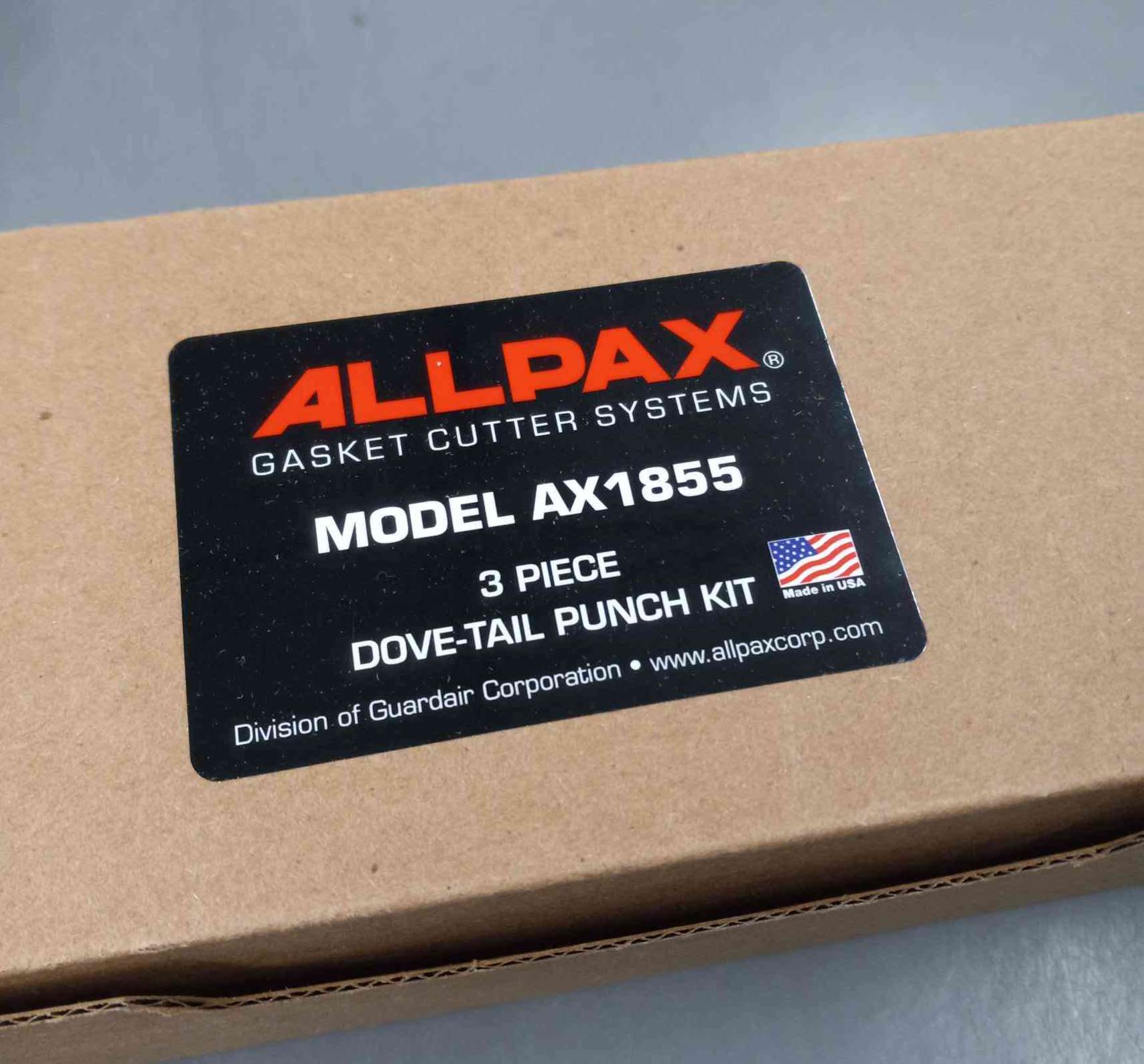 Dove Tail Punch Kit ALLPAX AX1855, Product In Stock, Product Box Image 