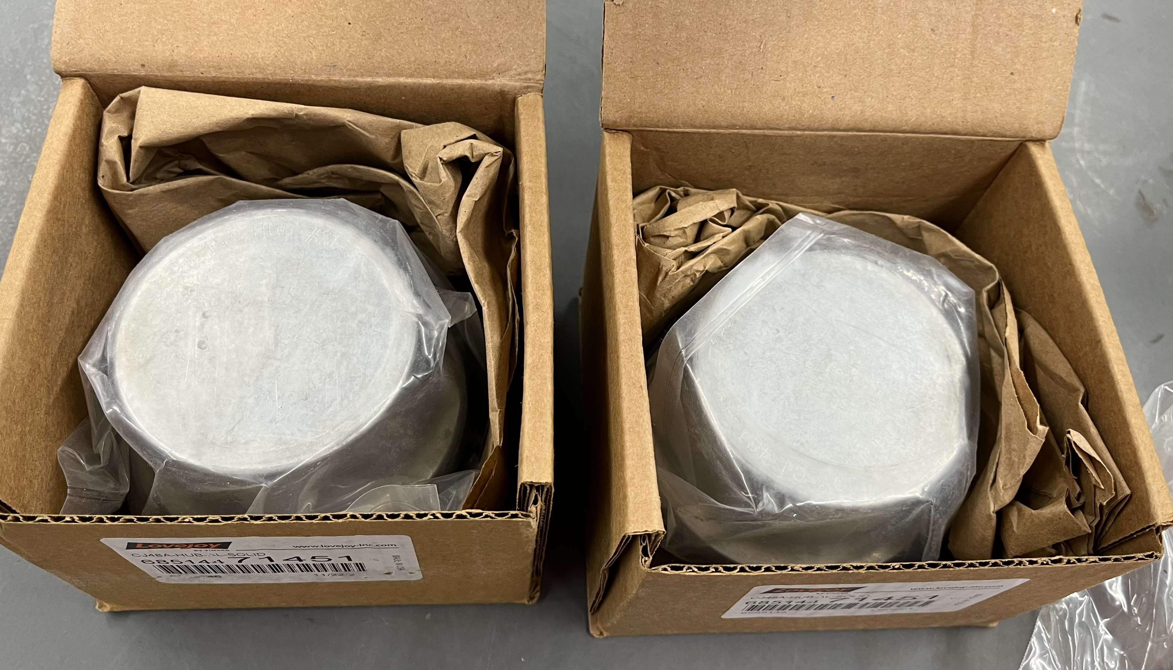 LOVEJOY 68514471451 Jaw Coupling Hub, 5600 rpm, 5480 in.-lbs., CJ 48/60 Coupling Size, Aluminium, Product in box, In stock